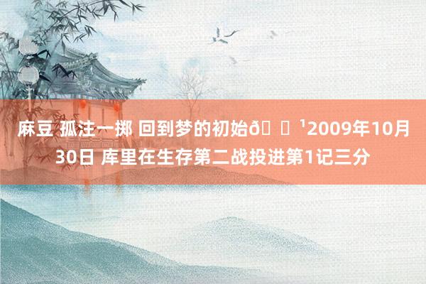 麻豆 孤注一掷 回到梦的初始🏹2009年10月30日 库里在生存第二战投进第1记三分
